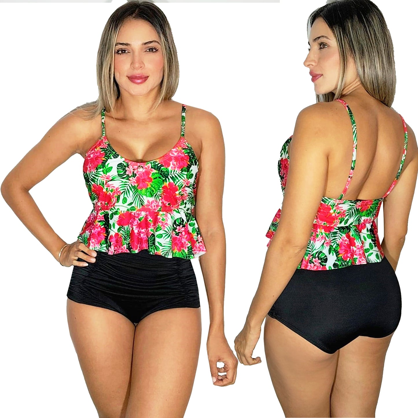 Top de Vestido de Baño PRAIE 2701A Blusa Boleros