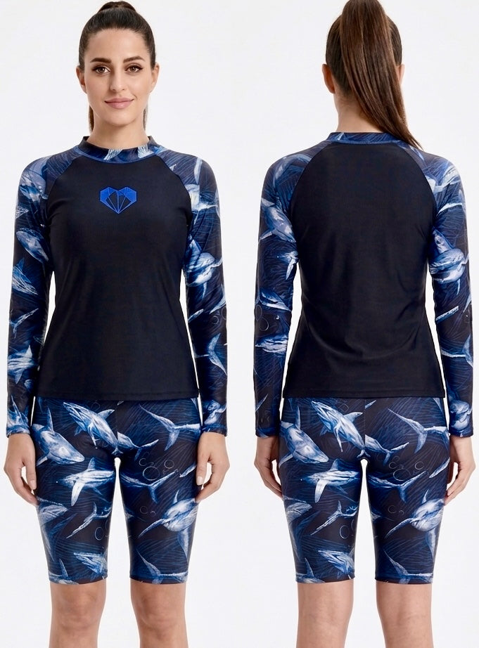 Vestido de Baño de dos piezas PRAIE 2035 Manga Larga