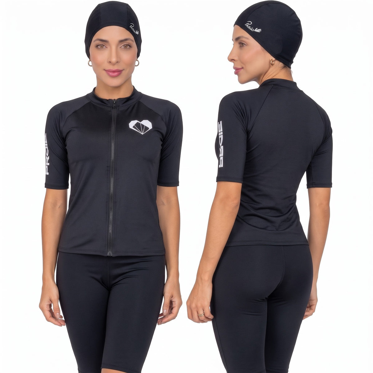 Gorro de Baño para Natación PRAIE G003 Negro