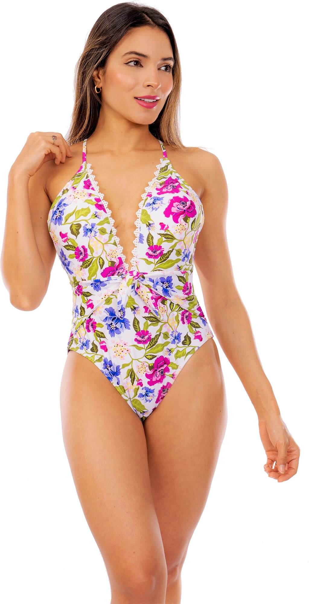 Vestidos De Baño Enterizo 1012 Escote - Praie Vestidos de Baño