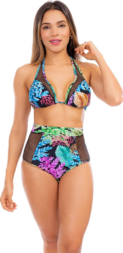 Vestido de Baño Bikini RETRO PRAIE REF: 1022 Selva Tropical - Praie Vestidos de Baño