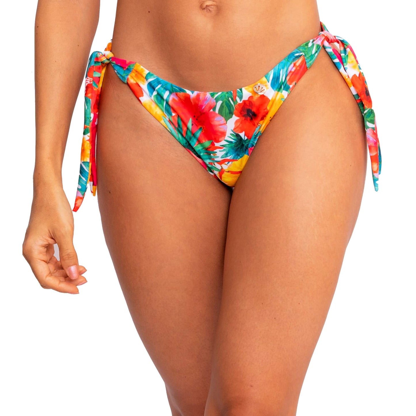 Panty de Vestido de baño PRAIE REF: 2217B Tropical Ajustable - Praie Vestidos de Baño