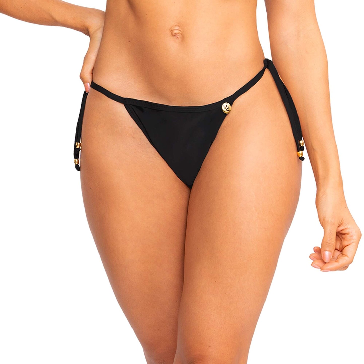 Panty de Vestido de Baño PRAIE REF: 2126B Brasilera Bronceo Ajustable - Praie Vestidos de Baño
