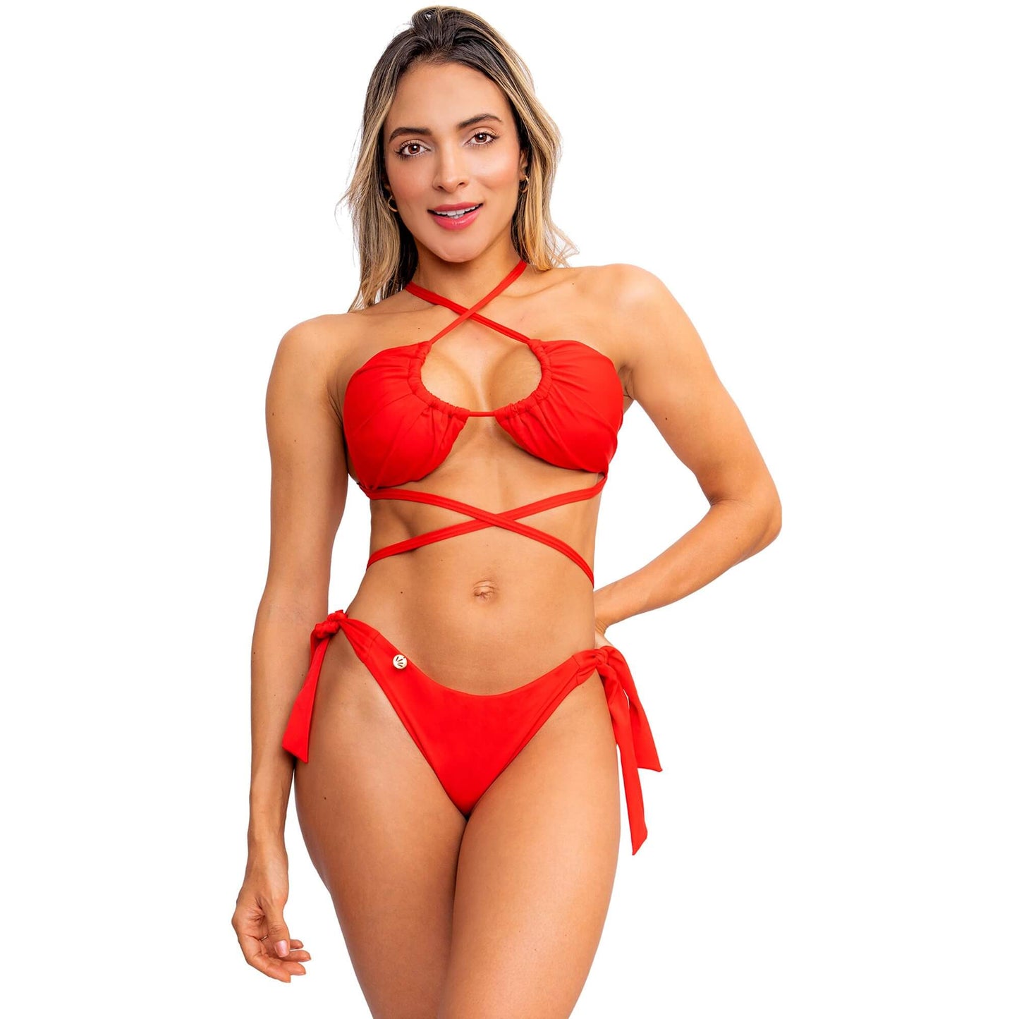 Vestido de Baño Bikini PRAIE REF: 2216 Rubí - Praie Vestidos de Baño