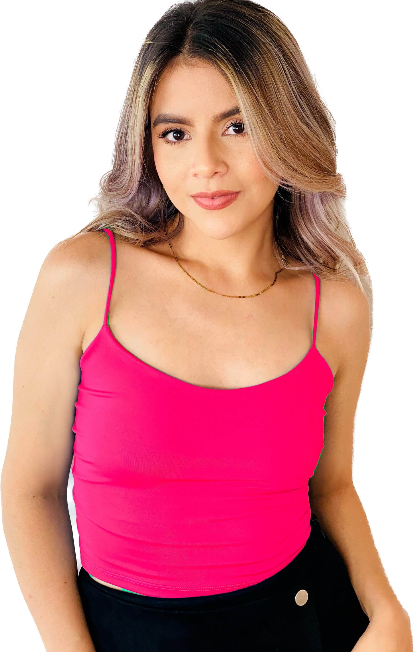 Blusa PRAIE REF: BL001Fucsia Oasis Crop Top Mujer - Praie Vestidos de Baño
