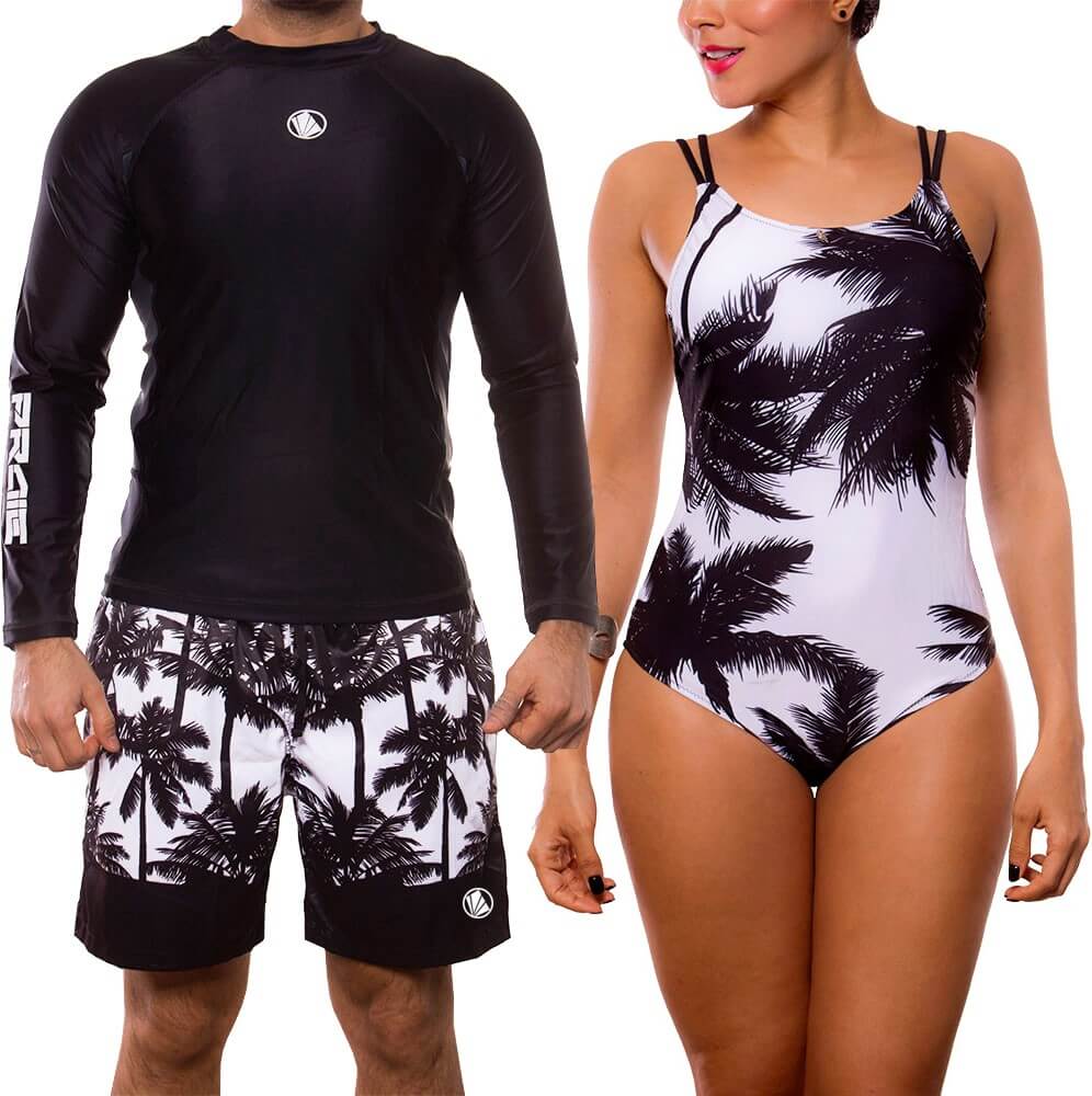 Buzo de Traje de Baño PRAIE REF: 2014A Clásico Manga Larga - Praie Vestidos de Baño