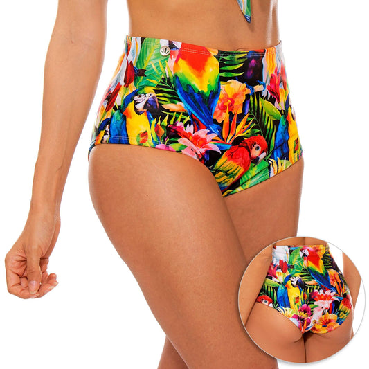 Panty Alto de Vestido de Baño PRAIE 1511B5 Pájaros *Control - Praie Vestidos de Baño