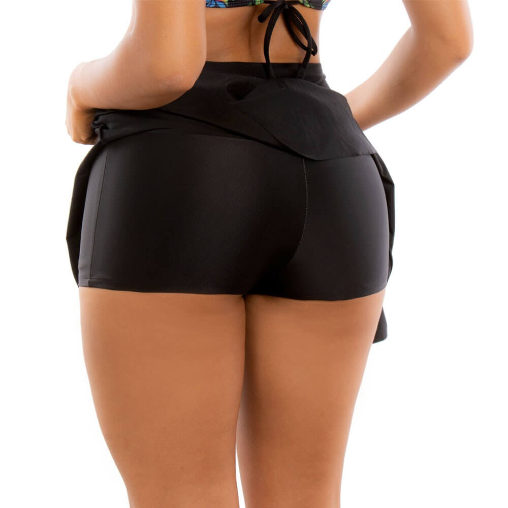 Panty Alto De Vestido De Baño Praie 0003 Falda Short Control - Praie Vestidos de Baño