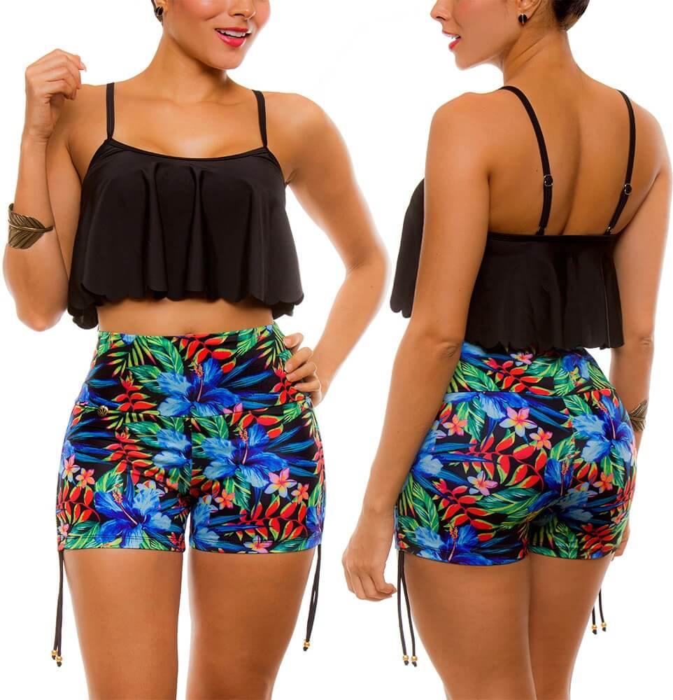 Top de Vestido de Baño PRAIE REF: 1520A Moras Boleros - Praie Vestidos de Baño