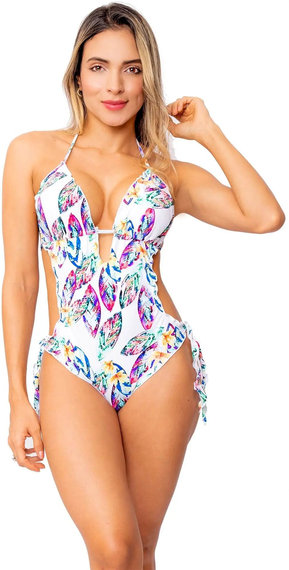 Vestido De Baño Enterizo Trikini 1021Pixel Praie Vestidos de Baño