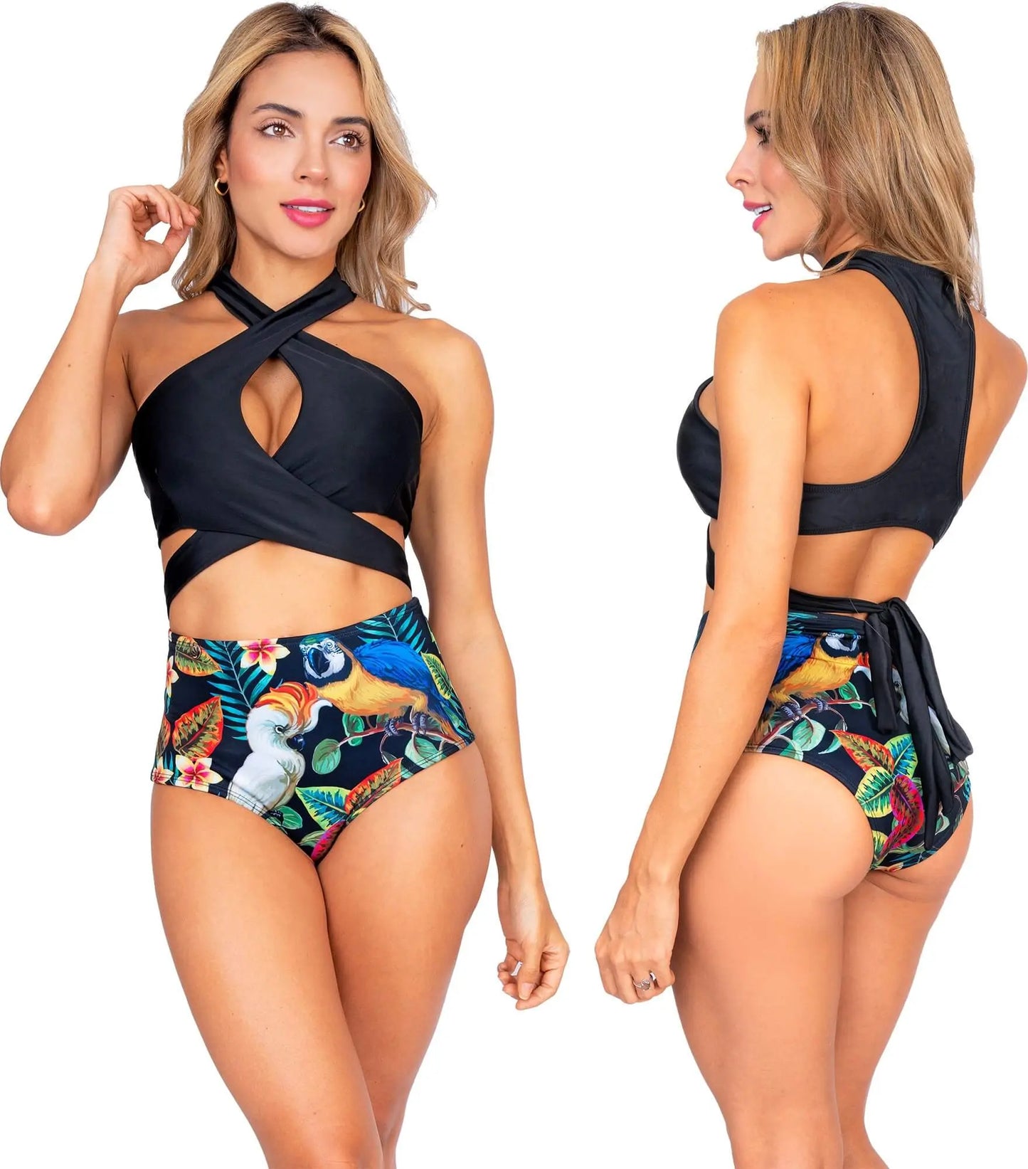 Vestido de Baño Bikini Panty Alto PRAIE 1734 Ilusión Praie Vestidos de Baño
