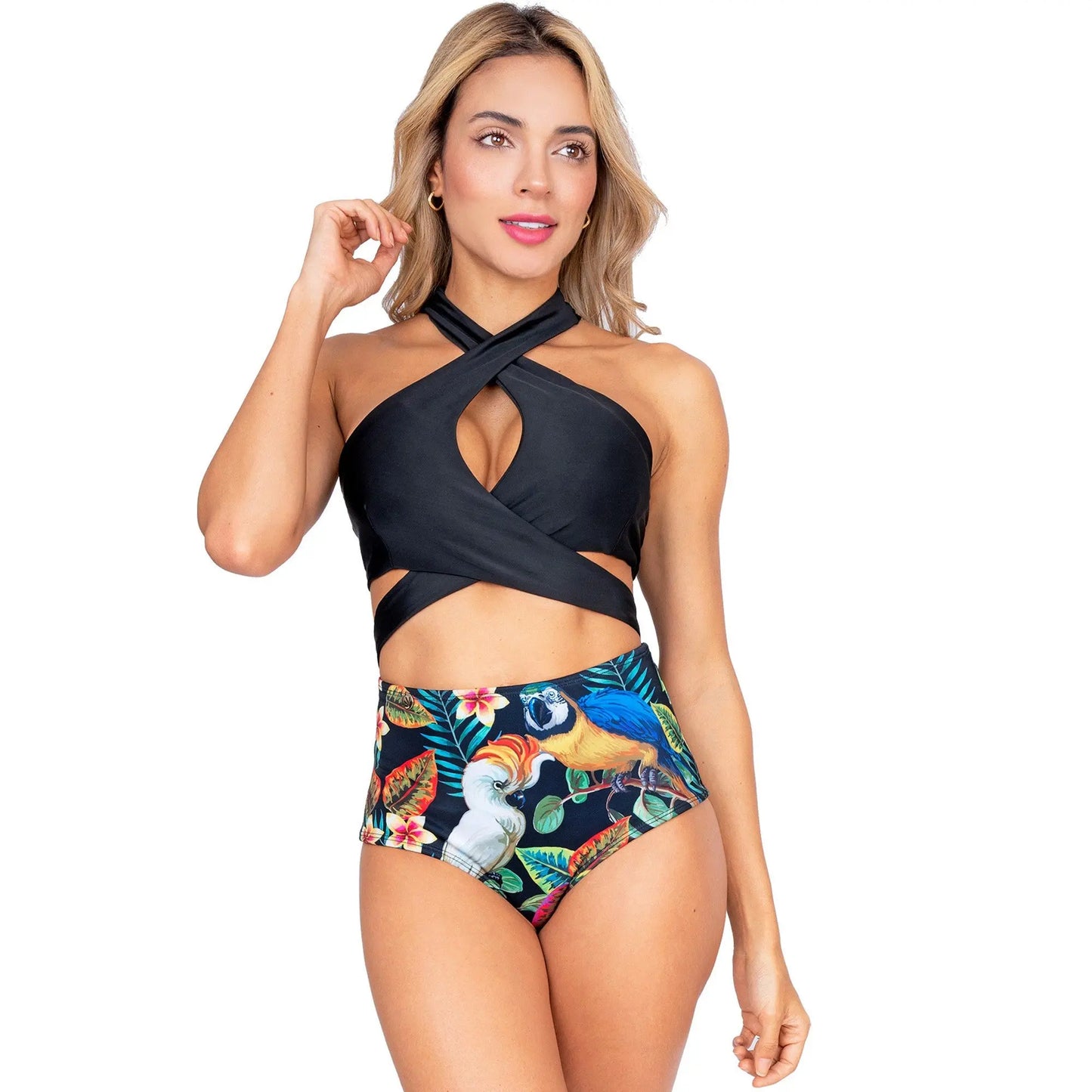 Vestido de Baño Bikini Panty Alto PRAIE 1734 Ilusión Praie Vestidos de Baño