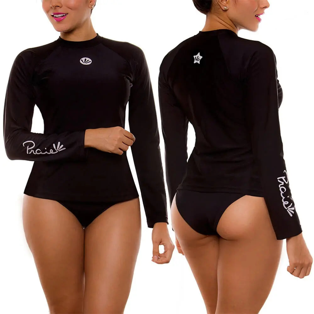 Vestidos De Baño Camibuzo Manga Larga Para Bikini Praie 2032 Praie Vestidos de Baño