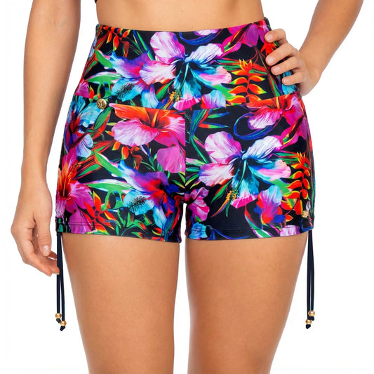 Panty Alto Vestido De Baño Traje Cachetero Bikini Short 0001