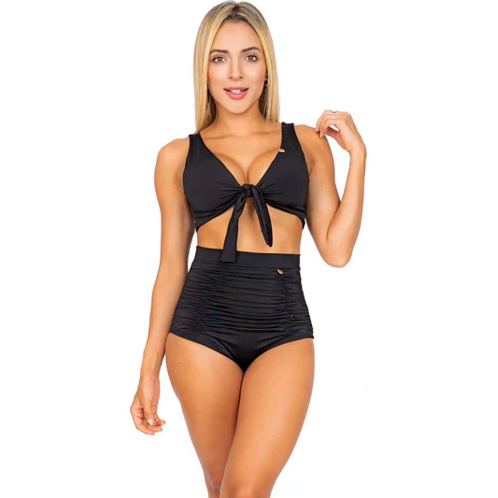Vestido De Baño Bikini De Panty Alto Control Abdomen Praie 2712