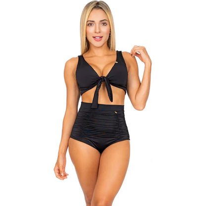Vestido De Baño Bikini De Panty Alto Control Abdomen Praie 2712