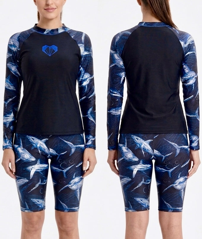 Vestidos De Baño Camibuzo Manga Larga Para Bikini Praie 2035