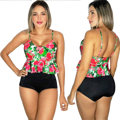 Top de Vestido de Baño PRAIE 2701A Blusa Boleros