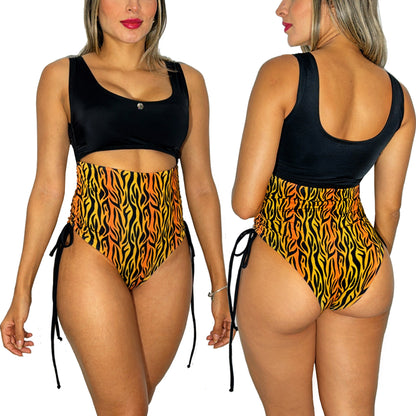 Vestido de Baño Enterizo PRAIE 2704Animal Trikini
