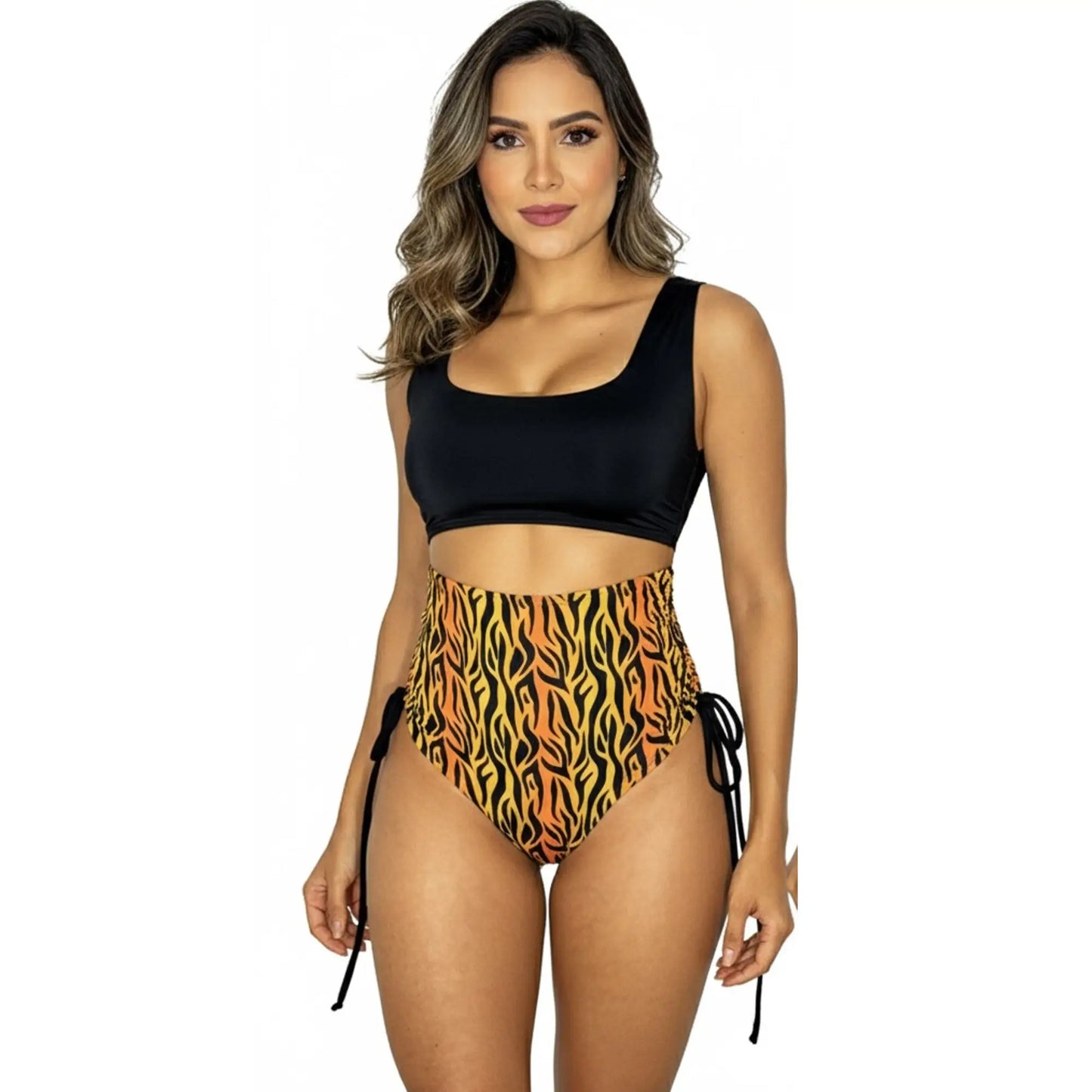 Vestido de Baño Enterizo PRAIE 2704Animal Trikini
