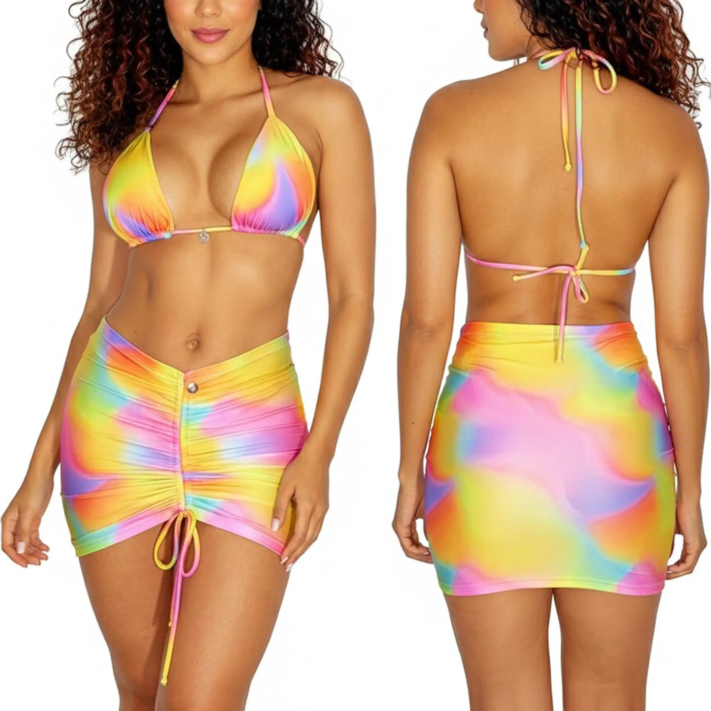 Vestido de Baño Reversible de Tres piezas 2708 Aloha Colores