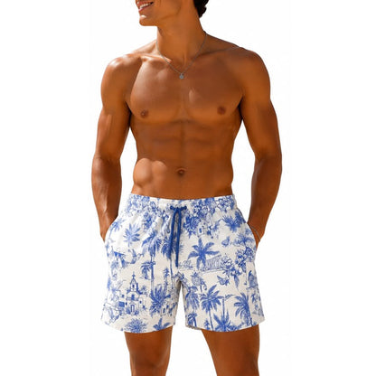Pantaloneta de Baño para Hombre PRAIE 2715 Palmeras