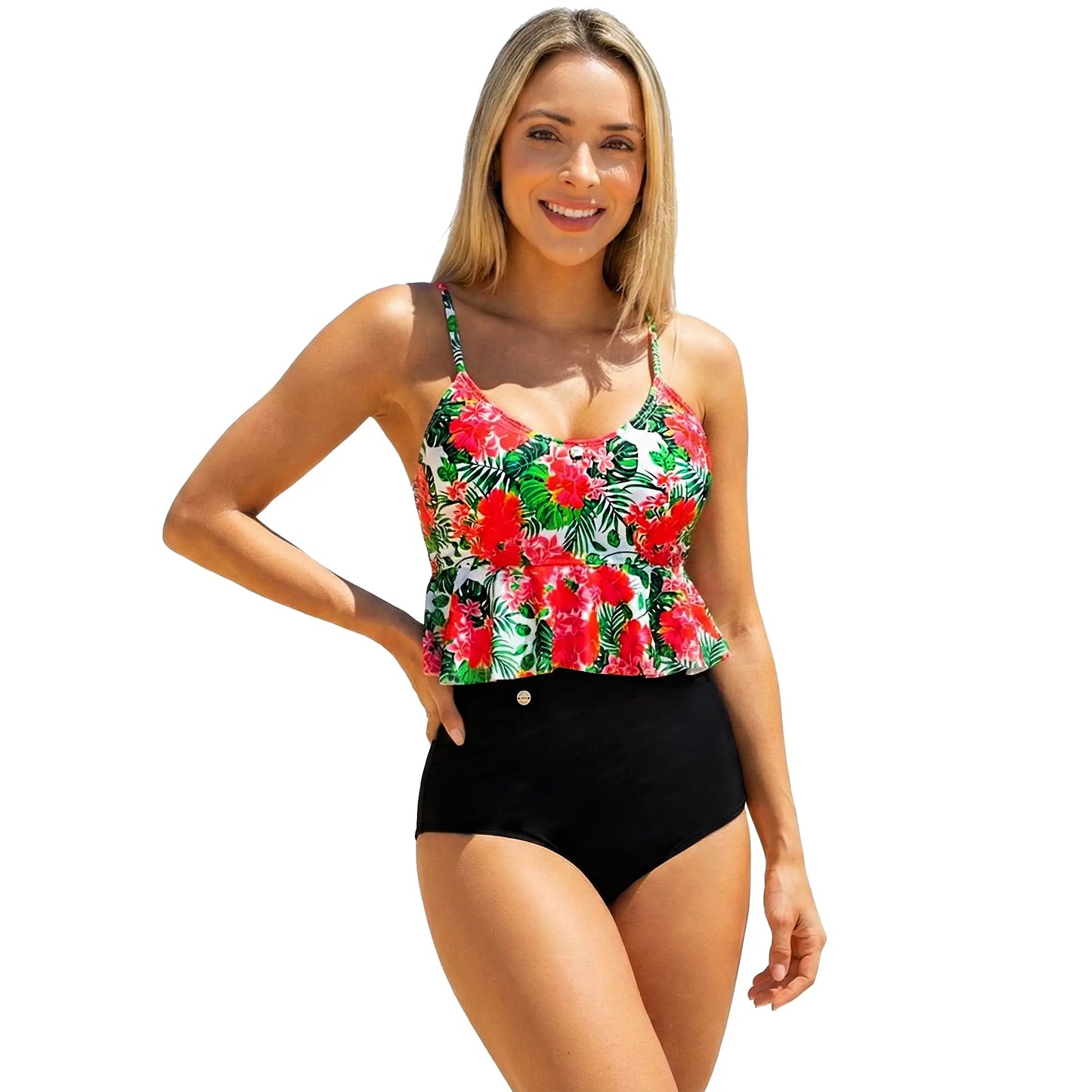 Vestido De Baño Bikini De Panty Alto Control Abdomen Praie 2713