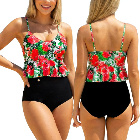 Vestido De Baño Bikini De Panty Alto Control Abdomen Praie 2713