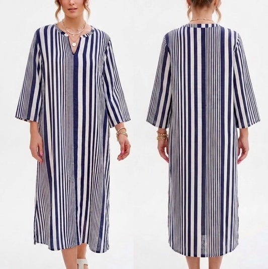 Vestido Blusón Salida de Baño PRAIE 2716 Rayas Ropa de Playa