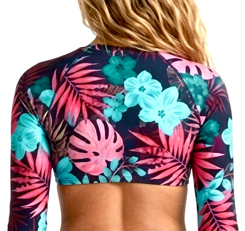 Top de Vestido de Baño 2700A Manga Larga Camibuzo