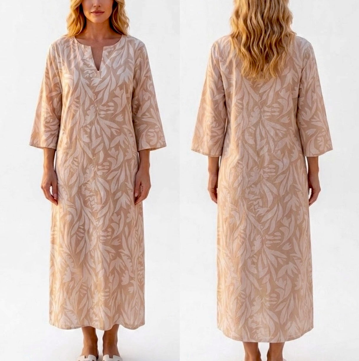 Vestido Blusón Salida de Baño PRAIE 2716 kaki Ropa de Playa