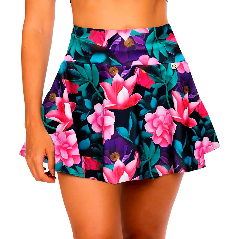 Falda Short De Vestido De Baño Praie 0003 Violeta - Praie Vestidos de Baño