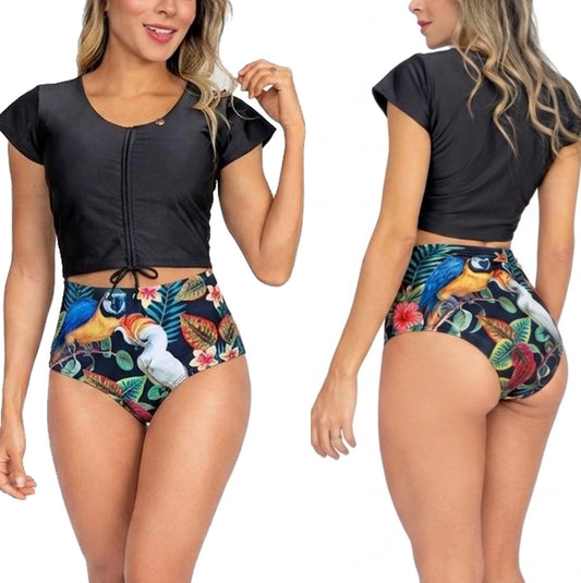 Vestido de Baño Bikini Panty Alto PRAIE 2609 Control