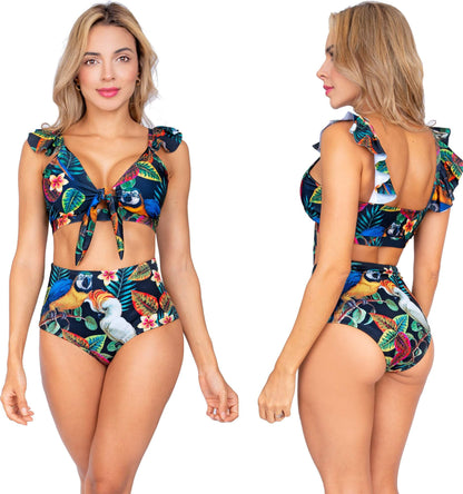 Vestido de Baño Bikini Panty Alto PRAIE 2012 Control Abdomen