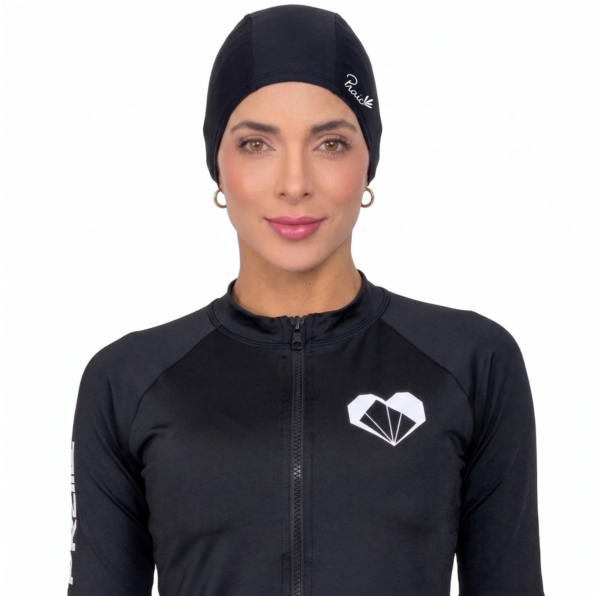 Gorro de Baño para Natación PRAIE G003 Negro