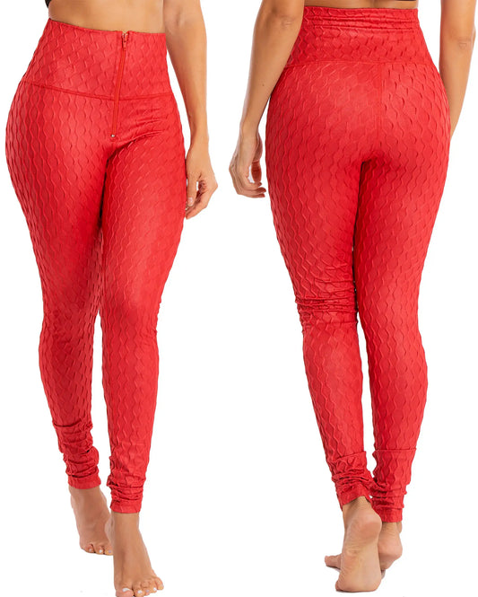 Leggins PRAIE LG001 Efecto cuero levanta cola - Praie Vestidos de Baño