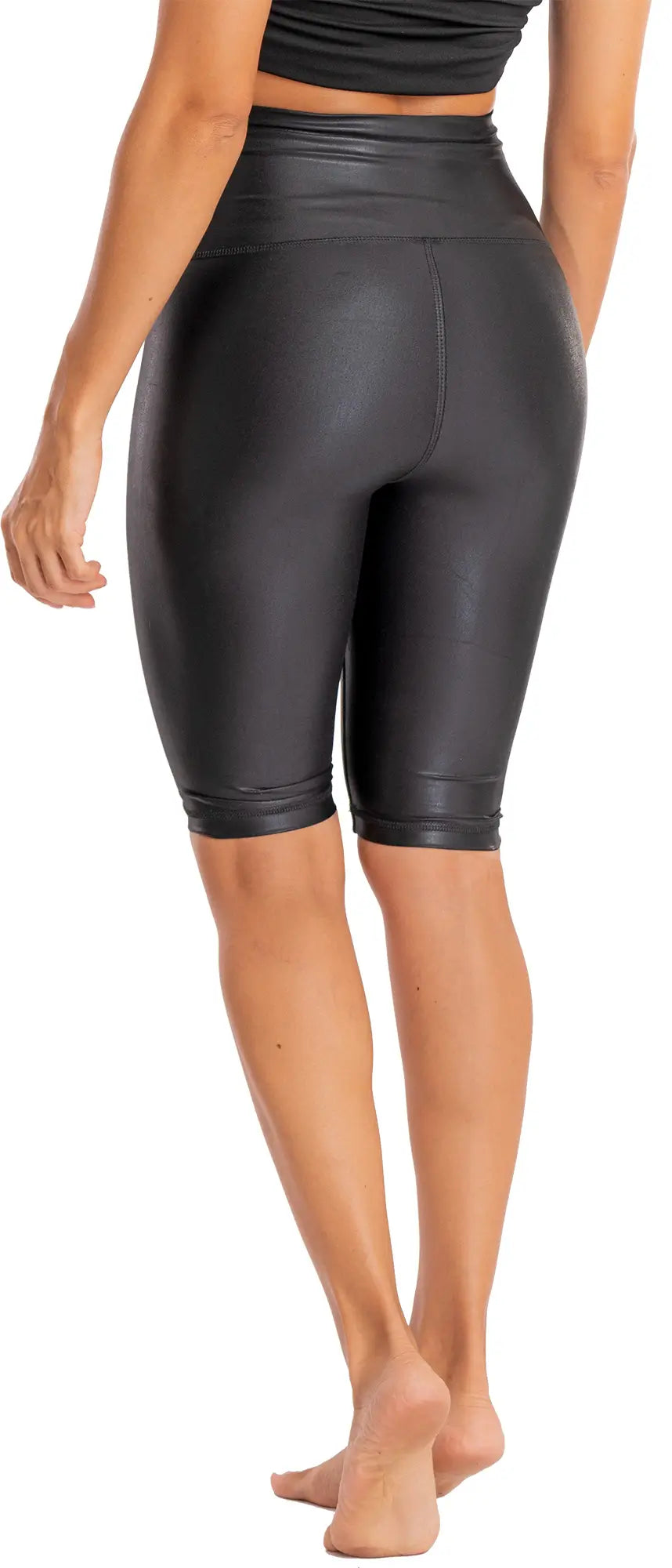 Leggins PRAIE LG008 Biker Efecto cuero levanta cola - Praie Vestidos de Baño