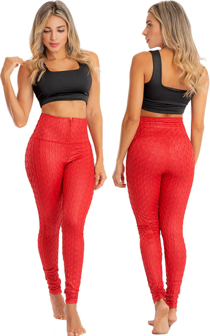 Leggins PRAIE LG001 Efecto cuero levanta cola - Praie Vestidos de Baño