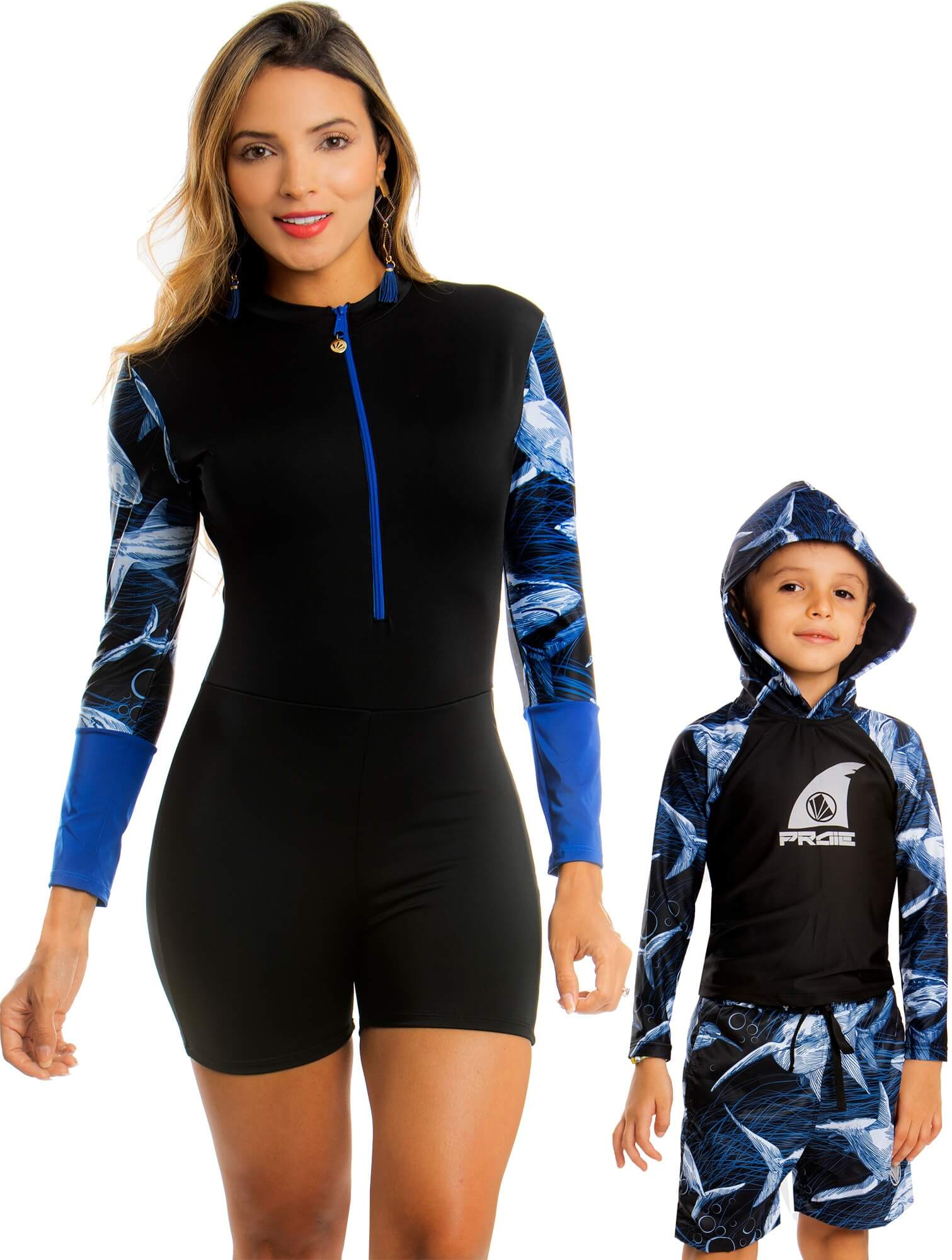 Pantaloneta de Baño Niños PRAIE REF: 2334BN Tiburones Filtro - Praie Vestidos de Baño
