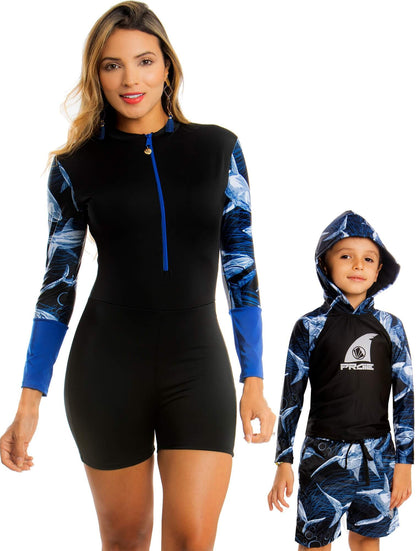 Pantaloneta de Baño Niños PRAIE REF: 2334BN Tiburones Filtro - Praie Vestidos de Baño