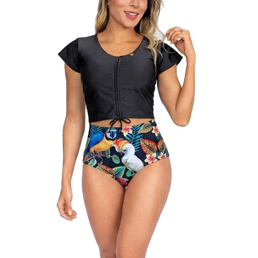 Vestido de Baño Bikini Panty Alto PRAIE 2609 Control