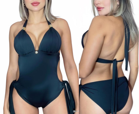 Vestidos De Baño Enterizos Trikinis Con Copas Praie 8013