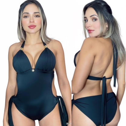 Vestidos De Baño Enterizos Trikinis Con Copas Praie 8013