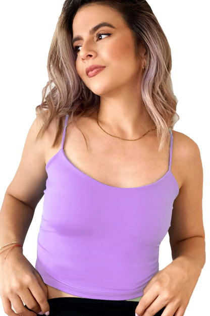 Blusa PRAIE REF: BL001 Lila Oasis Crop Top Mujer - Praie Vestidos de Baño