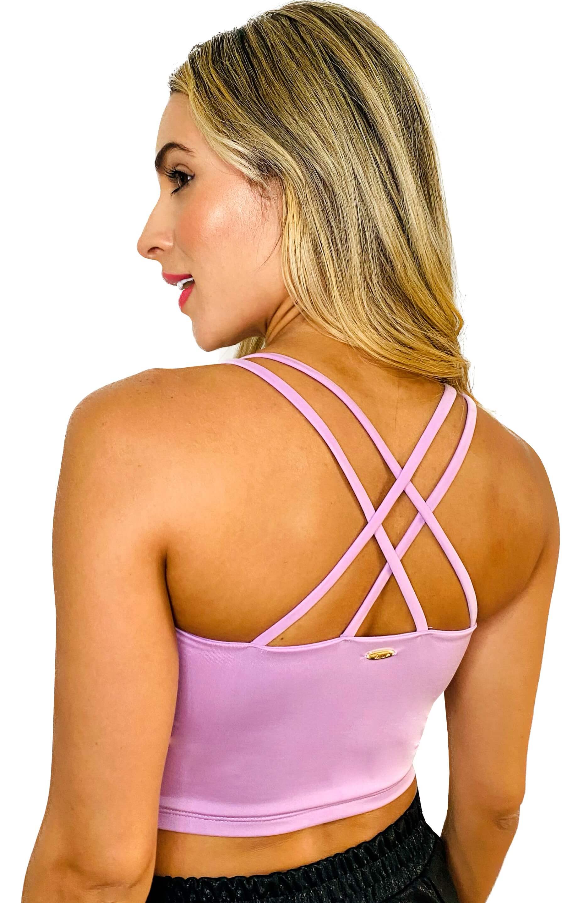 Blusa PRAIE REF: BL003 Lila Venecia Crop Top Mujer - Praie Vestidos de Baño