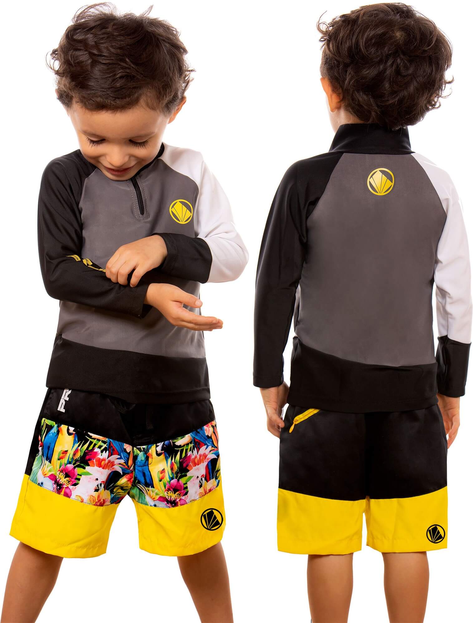 Pantaloneta De Baño Niños Praie Ref: 2129bn Pájaros * - Praie Vestidos de Baño