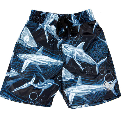Pantaloneta de Baño Niños PRAIE REF: 2334BN Tiburones Filtro - Praie Vestidos de Baño