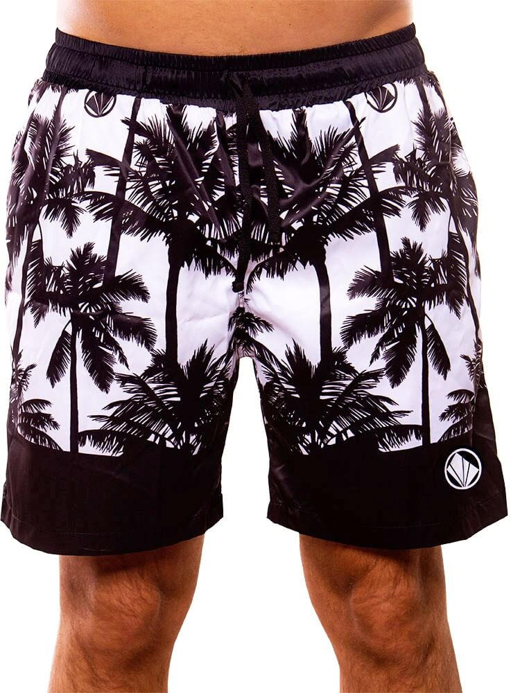 Pantaloneta de Baño PRAIE REF: 2014B Palmeras *Antifluido Inteligente - Praie Vestidos de Baño