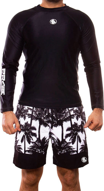 Pantaloneta de Baño PRAIE REF: 2014B Palmeras *Antifluido Inteligente - Praie Vestidos de Baño